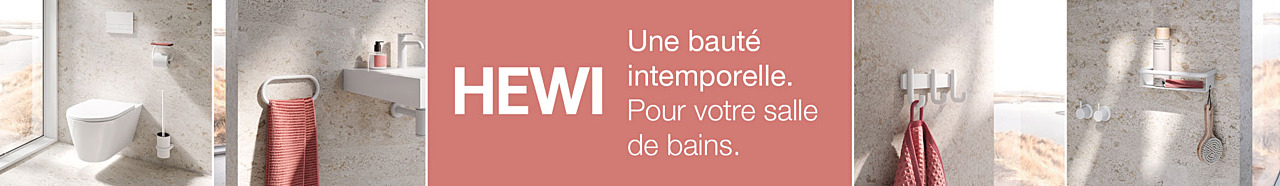 Accessoires de salle de bains modernes de HEWI
