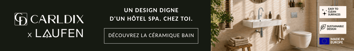 Ceramique de salle de bains CARLDIX pour votre spa à domicile.