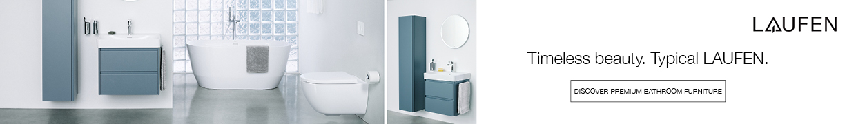 Modern bathroom cabinets from LAUFEN