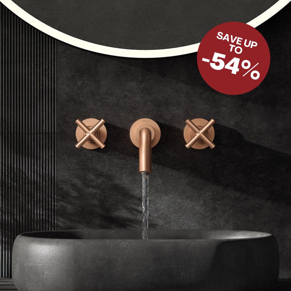 tres griferia taps for kitchen and bathroom