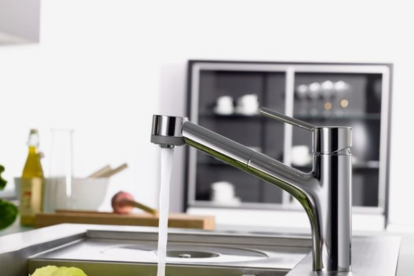 High pressure kitchen tap