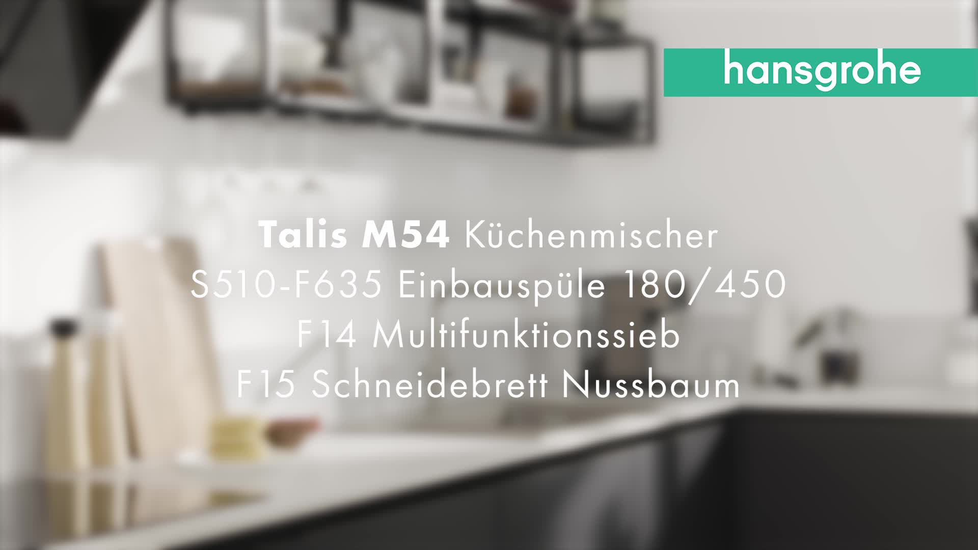 Hansgrohe Talis M54 Mitigeur De Cuisine 270, Avec Douchette Extractible 1 Jet, SBox Aspect Acier Inox, 72809800