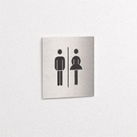 Symbole de toilette