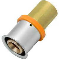 Übergangsstück auf Kupfer