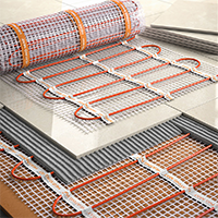 Electric underfloor heating 