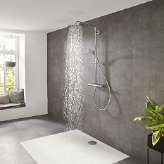 Water saving shower system