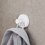 Herzbach Deep White towel hook 23.819000.1.07 32 mm, wall mounting, concealed fastening, matt white