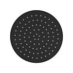 Herzbach Deep Black overhead shower 23.600250.1.12 250 mm, black matt, for wall mounting