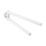 Herzbach Deep White towel holder 23.818500.1.07 projection 340mm, wall mounting, white matt
