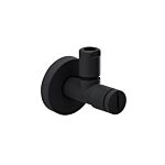 Herzbach Deep Black d&#39;équerre design match0 23.954780. 2000 .12 noir mat, raccordement mural 2000 / 2 &quot;