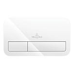 Plaque d&#39;actionnement Villeroy &amp; Boch ViConnect E200 92249068 blanc , en plastique
