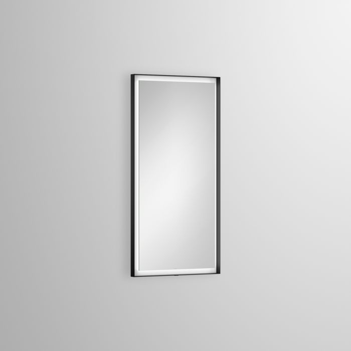 Alape FR500.S1 Lichtspiegel 6742001899 mattschwarz, 500x1000x40mm