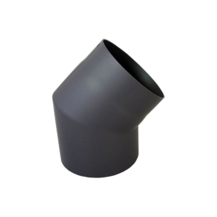 Bertrams Bogen 07SB45-200 45°, 2-tlg., Ø 200 x 2 mm, feststehend, ohne Tür, gussgrau 2