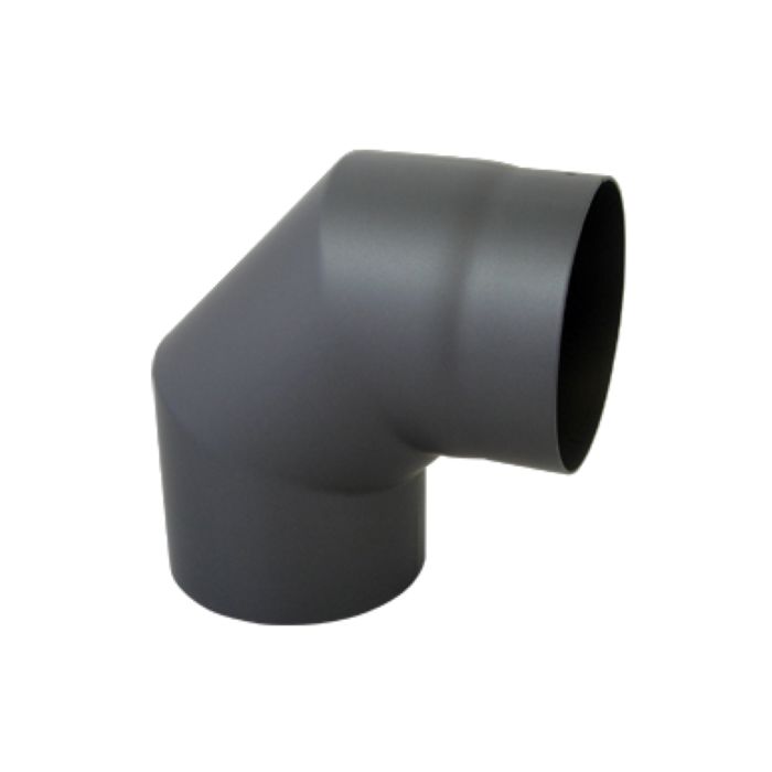 Bertrams Bogen 07SB90-200 90°, 3-tlg., Ø 200 x 2 mm, feststehend, ohne Tür, gussgrau 2