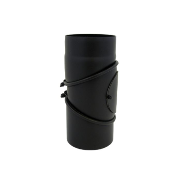 Bertrams ST-Pu 08SBV-RV-160L Segment de Conduit de Cheminée Noir 160mm 2