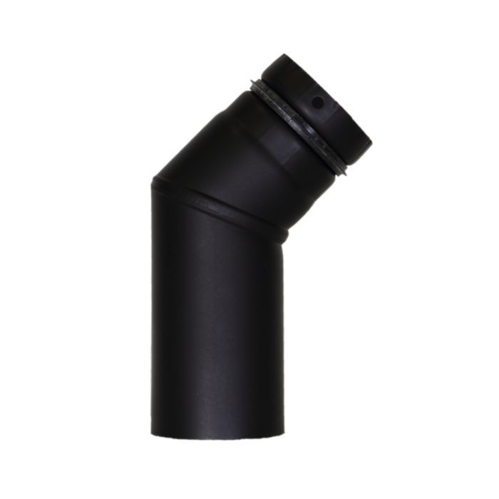 Bertrams Pelletino Bogen 10SB45-100G 45°, ohne Reinigungsöffnung, 100 x 0,6 mm, gussgrau 2