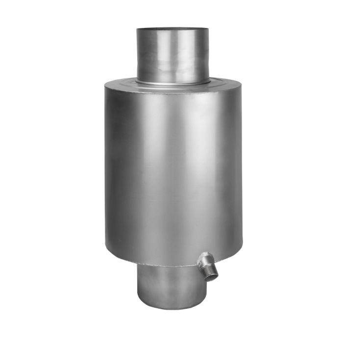Bertrams Asde 15 Exhaust Silencer 16ASDE15-200 Silver 200 mm