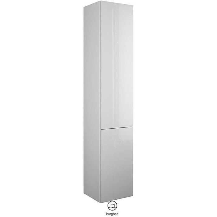 Burgbad Yumo Hochschrank HSKE035RF3193 176x32x35cm, 2 Türen, rechts, Weiß Hochglanz