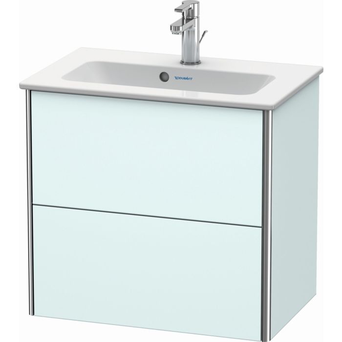 XSquare Duravit XS416500909 61x56x38.8cm, 2 tiroirs, bleu clair mat