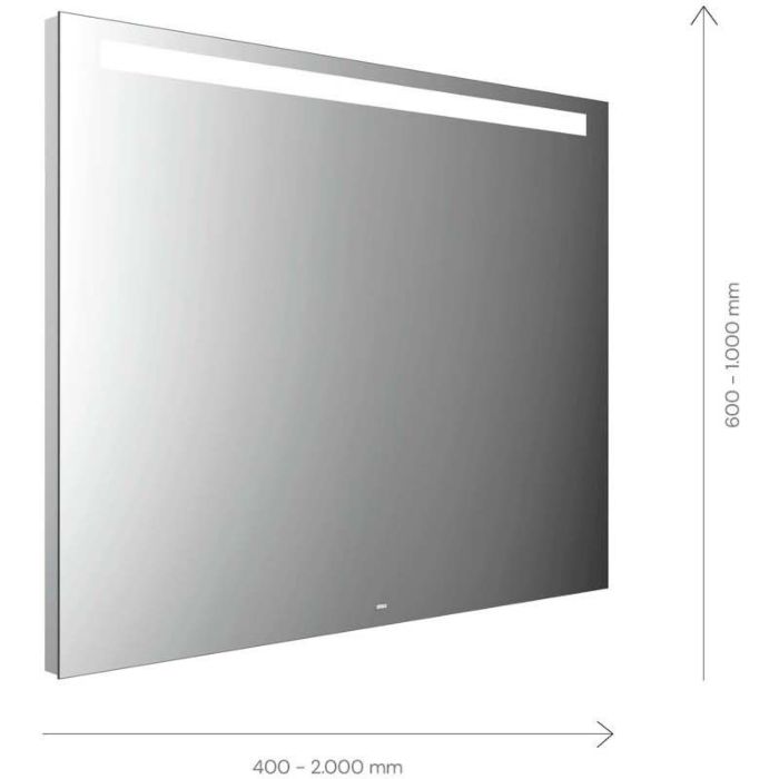 Miroir lumineux Emco Mi 210 LED 103180007000100 1800 x 700 mm, avec découpe lumineuse horizontale en haut 35 mm