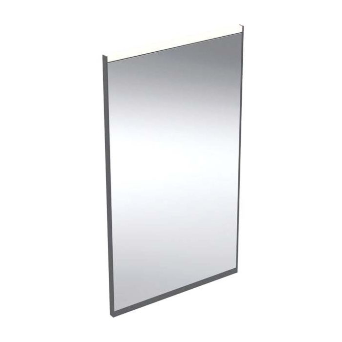 Geberit Option Plus Miroir lumineux carré 502780141 40 x 70 cm, noir mat/aluminium anodisé, éclairage direct/indirect 2