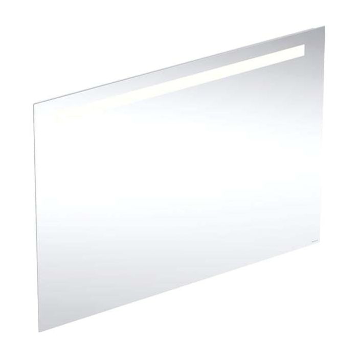 Miroir lumineux Geberit Option Basic Square 502809001 éclairage au-dessus, 100 x 70 cm