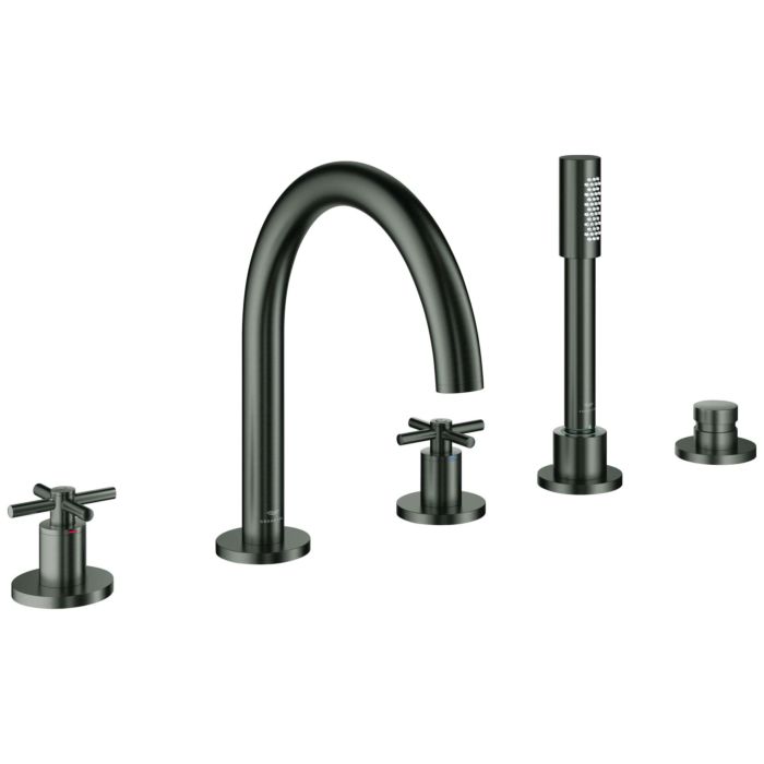 Grohe Atrio mitigeur lavabo 3 trous 20649AL0 1/2", graphite dur brossé 8