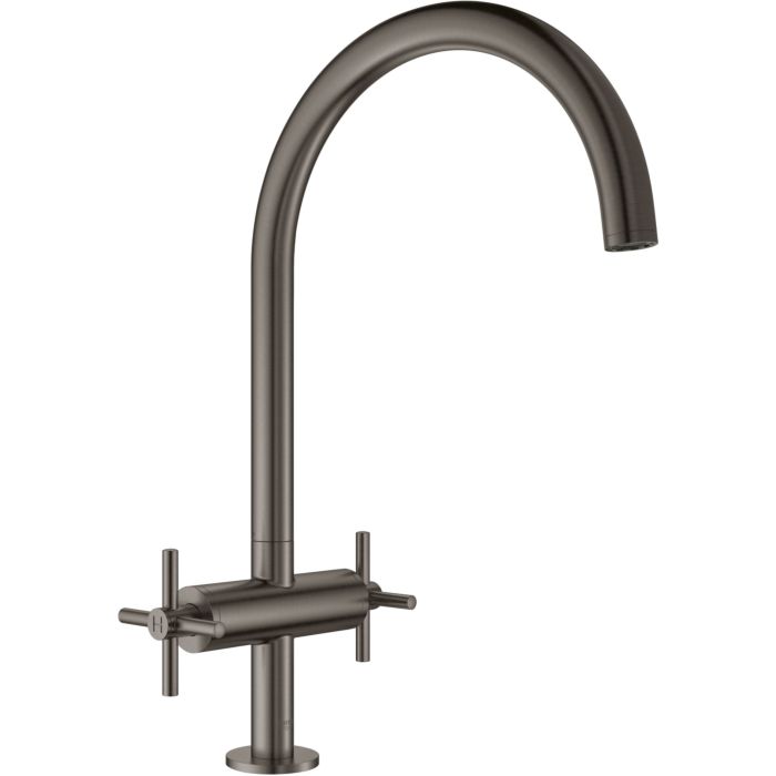 Grohe Atrio mitigeur lavabo 3 trous 20649AL0 1/2", graphite dur brossé 9