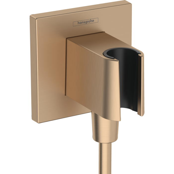 hansgrohe Bidethanddouche S met 1 waterbesparende jet (EcoSmart), incl. stopkraan, douchekophouder en doucheslang 1,25 m, voor warm water, mat zwart, 29232670