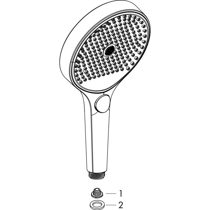 hansgrohe Rainfinity 130 3jet hand shower 26864700 shower head