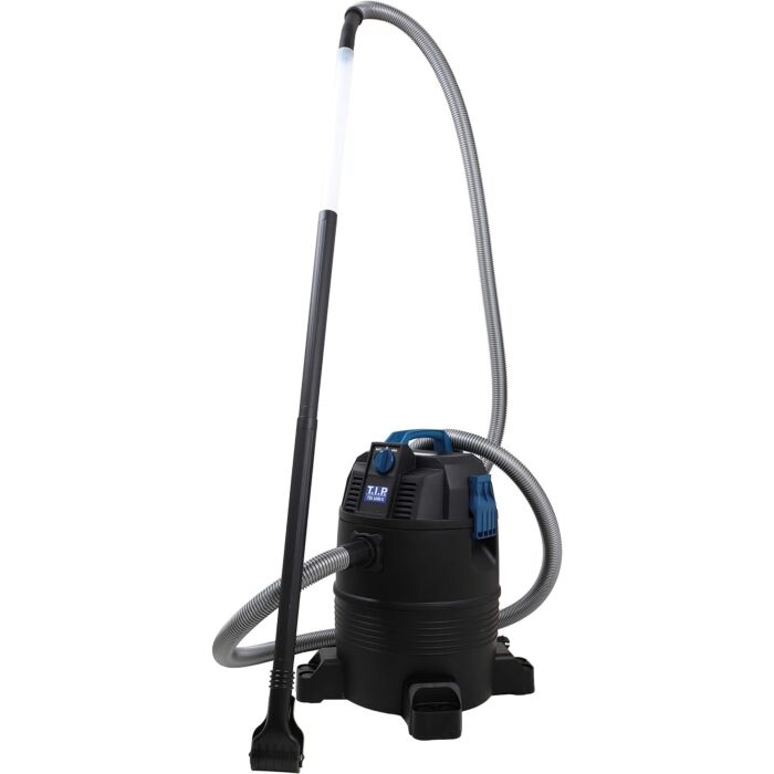 T.I.P. Aspirateur de boues de bassin TIP - réservoir de 30 l, tuyau d'aspiration de 2 m, buse plate, filtre grossier, TSS 1600 K, 30519