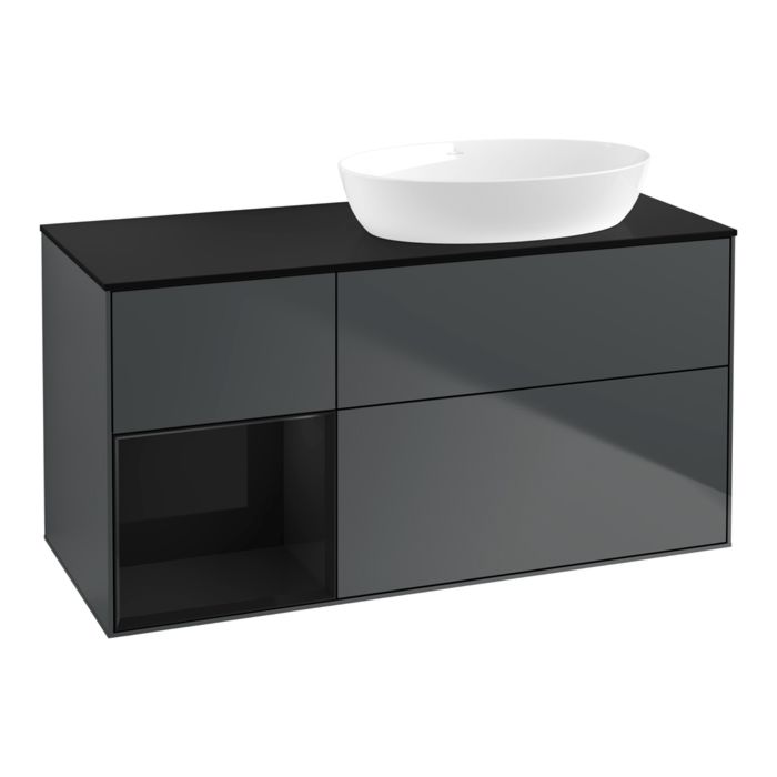Villeroy & Boch Finion FA42PHHG Countertop Black/Blue 120cm