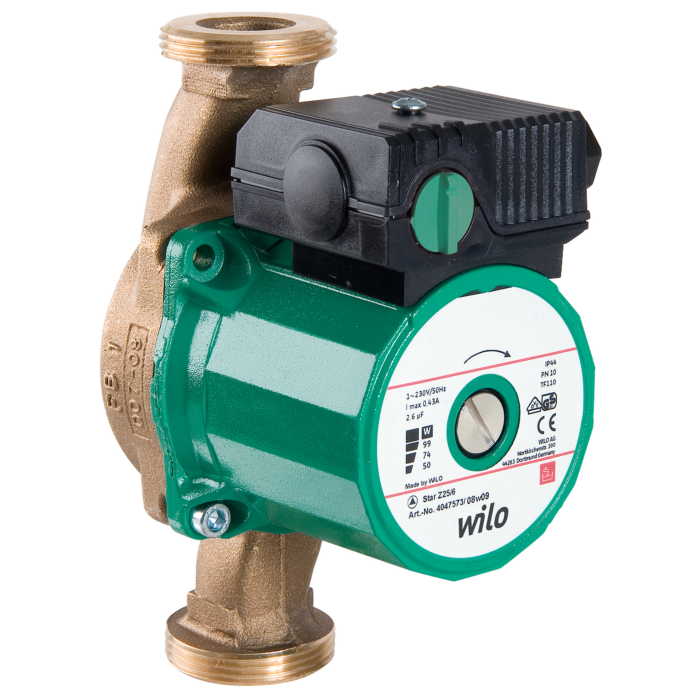 Wilo Star-Z Standard drinking water pump 4047573 25 / 6-3, PN 10