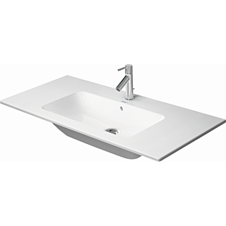 Duravit ME by Starck washbasin 2336100000 103 x 49 cm, 1 tap hole, with overflow, white high gloss