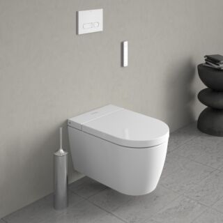 Duravit SensoWash Starck f Lite WC Lavant 650001012004310 complet avec abattant, sans bride, blanc