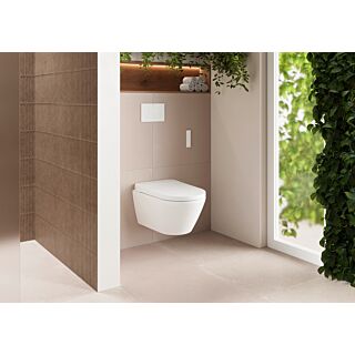 Duravit SensoWash D-Neo WC Lavant compact 654000012004300 complet avec abattant, sans bride, HygieneGlaze