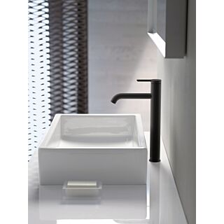 Duravit C.1 Basin Mixer Tap XL C11040002046  Projection 166 mm, without pop-up waste, matte black