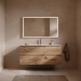 Duravit L-Cube vanity unit LC624305555 122 x 48.1 cm, oak marble finish, 2 drawers, wall-mounted