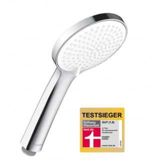 Duravit douchette à main 3jet 110 MinusFlow UV0652015010 connexion G 1/2, blanc/chrome