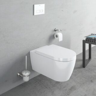 Duravit ME by Starck WC Rimless® set 45290900A1, white, with WC and seat