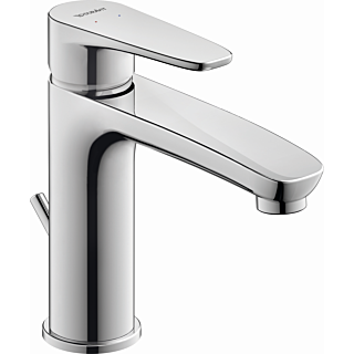 Duravit B.1 Waschtischarmatur M B11020001010 chrom, mit Ablaufgarnitur, Ausladung 139 mm