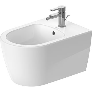 Duravit Me by Starck wall-mounted bidet 272415AA00 37x54cm, with overflow, tap platform, white high gloss