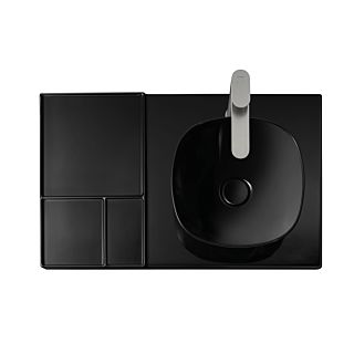 Duravit XL Wave mitigeur lavabo WA1040002070 projection 176mm, sans tirant garniture de vidange , acier inoxydable brossé