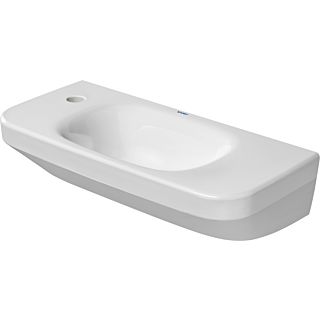Duravit DuraStyle Handwaschbecken 0713500009 50 x 22 cm, weiss, Hahnloch links, mit &Uuml;berlauf