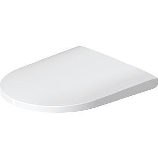 Abattant de toilette Duravit D-Neo 0021693200, finition satin&eacute;e blanche, avec m&eacute;canisme de fermeture amortie