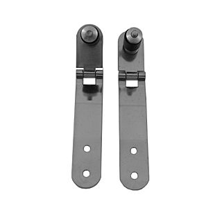 Duravit hinge set 0061001000 for urinal lid without soft-close mechanism, stainless steel