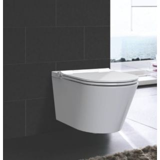 Fukana Premium Dusch-WC 061953400 Komplettanlage, spülrandlos, mit Absenkautomatik, weiß