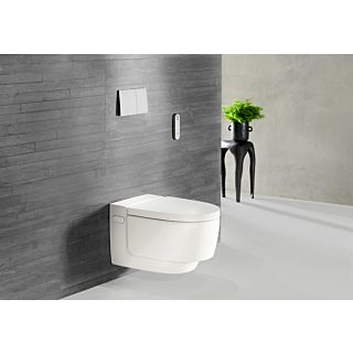 Geberit AquaClean Mera Comfort Wand-Tiefspül-WC 146210111 weiß-alpin, Komplettanlage
