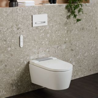 Geberit AquaClean Sela Dusch-WC 146220211 hochglanz-verchromt, Komplettanlage