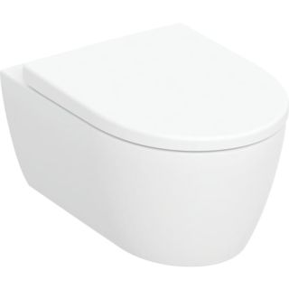 Geberit iCon Set Wand-Tiefsp&uuml;l-WC 501664001 36x53cm, geschlossene Form, rimfree, mit WC-Sitz, wei&szlig;